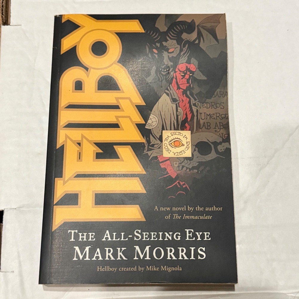 Hellboy The All-Seeing Eye Mark Morris Dark Horse Books Novel 2008 First Edition